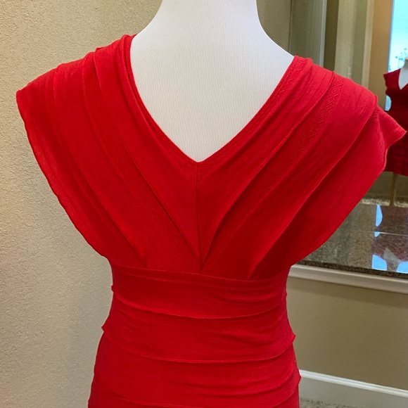 Red ruffle Max Studio dress - Picture 5 of 6